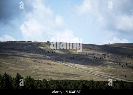 Barren, bandocks, desolations around Sudety Mountains, Poland Stock Photo