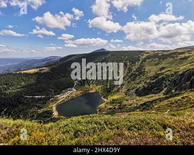 Barren, bandocks, desolations around Sudety Mountains, Poland Stock Photo