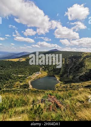 Barren, bandocks, desolations around Sudety Mountains, Poland Stock Photo