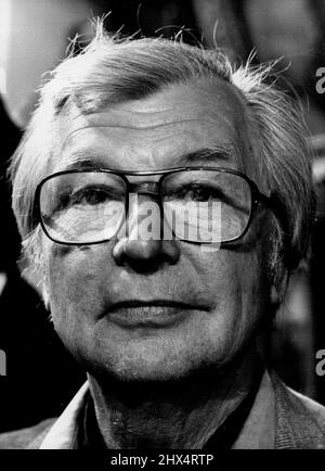 British Actors: Clive Dunn -- British Film and television actor Clive Dunn, who specializes in playing doddering old men: He is best known for his role in the popular TV series 'Dad's Army'. October 01, 1950. (Photo by Lionel Cherruault, Camera Press). Stock Photo