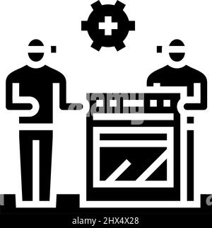 Furniture installation black glyph icon Stock Vector Image & Art - Alamy