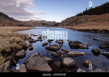 Llyn Mymbyr shoreline, Snowdonia, North Wales Stock Photo