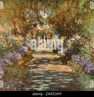 Claude Monet Gartenweg Stock Photo - Alamy