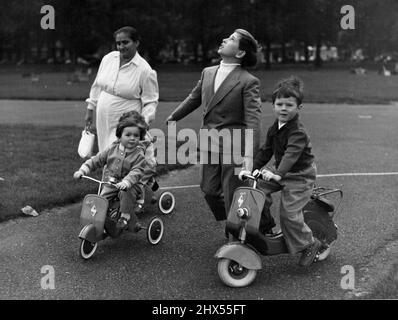 Roberto Rossellini. October 15, 1954. Stock Photo