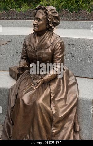 Voices from the Garden: The Virginia Women's monument in Richmond VA Stock Photo