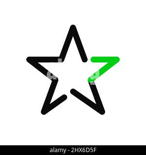 Star icon. Pixel perfect, editable stroke Stock Vector