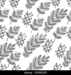 Seamless hand drawn pattern Stock Vector
