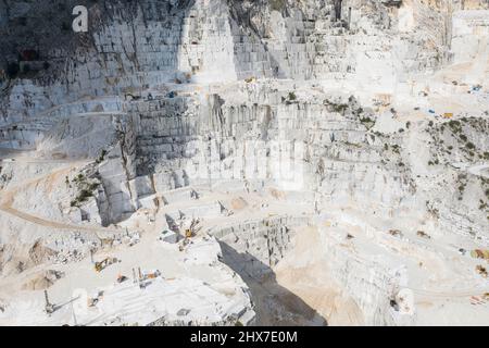 Marble quarry of Carrara, Italy Stock Photo