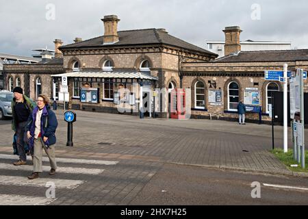 Loughborough railway station, Borough of Charnwood Leicestershire, England Stock Photo