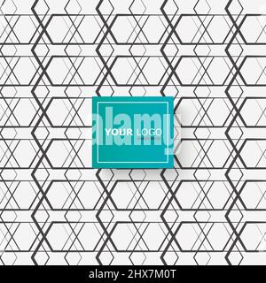 Vector modern connect hexagon background Stock Vector
