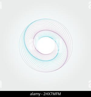 Modern abstract swirl design Stock Vector