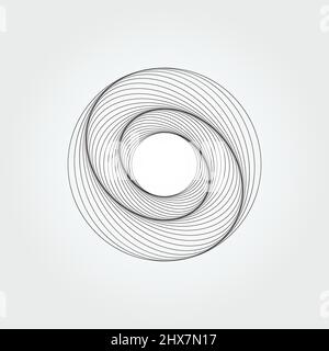 Modern abstract swirl design Stock Vector