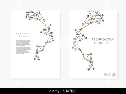 Abstract design composition and line intersection structure Stock ...