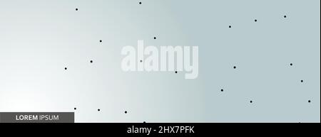 Modern art web with black connect abstract lines on color background for concept design. Stock Vector