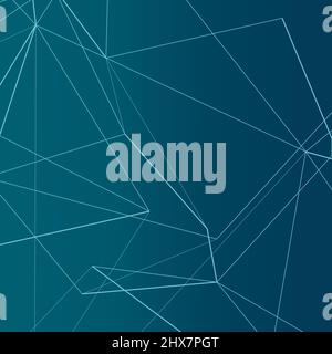 Technology modern background with connected lines Stock Vector