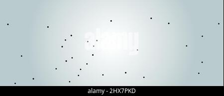 Abstract connection pattern with dynamic lines and dots Stock Vector