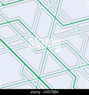 Abstract geometric overlapping lines background Stock Vector