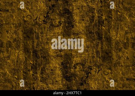 Rugged stone wall surface with seamless golden grunge texture for background Stock Photo
