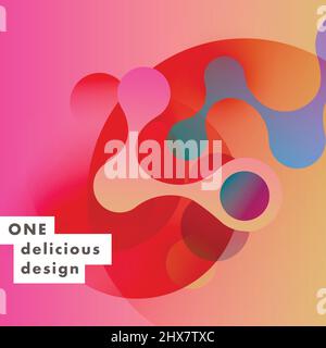 Molecule design connect background and atoms molecular structure Stock Vector
