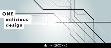 Abstract overlapping and geometric random broken lines and chaotic pattern of crossing design. Modern linear vector graphic illustration Stock Vector