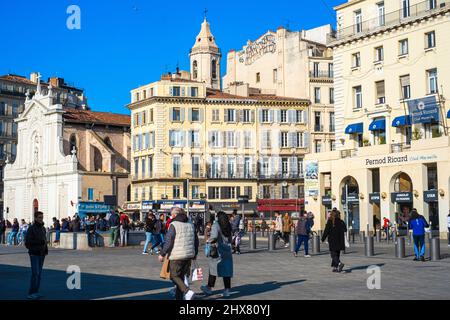 Vieux Port, Quai de la Fratnité Marseille, France Paca 13 Stock Photo