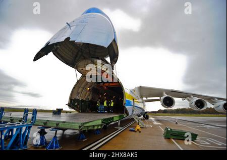 Antonov 225 The worlds largest Cargo Aircraft Stock Photo