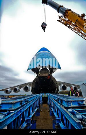 Antonov 225 The worlds largest Cargo Aircraft Stock Photo