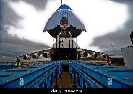 Antonov 225 The worlds largest Cargo Aircraft Stock Photo