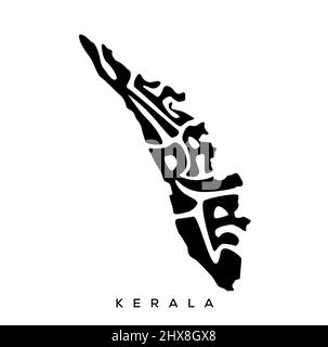 Kerala Handwritten Stock Lettering Typography. States of India Stock Vector  - Illustration of boat, alleppy: 198282165