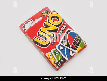 The card game, Uno Stock Photo - Alamy