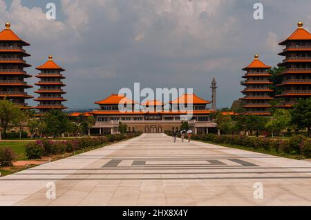 Fo Guang Shan Monastery in Kaohsiung, Taiwan Stock Photo