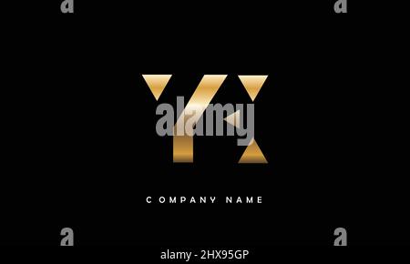 YE or ey alphabets letters initial monogram Stock Vector