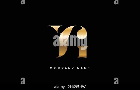 YG or gy alphabets letters initial monogram Stock Vector