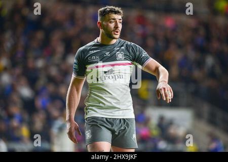 Leeds, UK. 10th Mar, 2022. Leeds, England - 10th March 2022 -  Jake Connor (1) of Hull FC. Rugby League Betfred Super League Round 5 Leeds Rhinos vs Hull FC at Headingley Stadium, Leeds, UK  Dean Williams Credit: Dean Williams/Alamy Live News Stock Photo