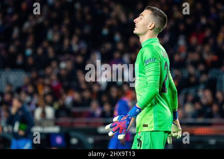 Barcelona, Spain, 10, March, 2022.  Europa League: FC Barcelona v Galatasaray SK.  Credit: Joan Gosa/Alamy Live News Stock Photo