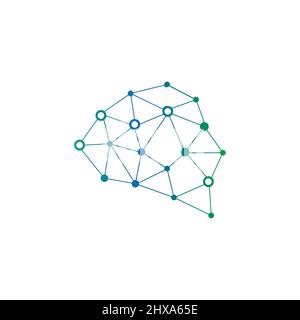 Vector technology logo. Globe icon. Stock illustration Stock Vector