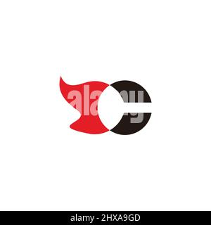 fire object motion design 3d flat logo vector Stock Vector