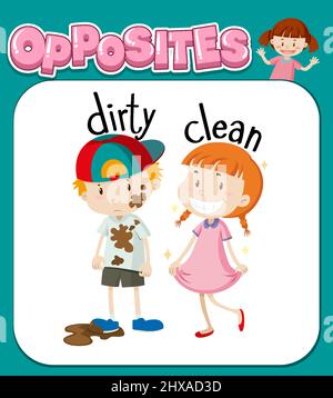 clean and dirty clipart