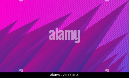 3d triangle abstract background in purple color wrap Stock Vector