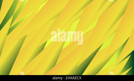triangle abstract background in yellow color wrap Stock Vector