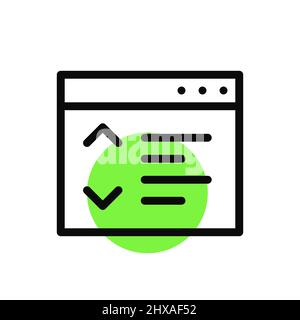 Text alignment type tool. Pixel perfect, editable stroke line art icon Stock Vector
