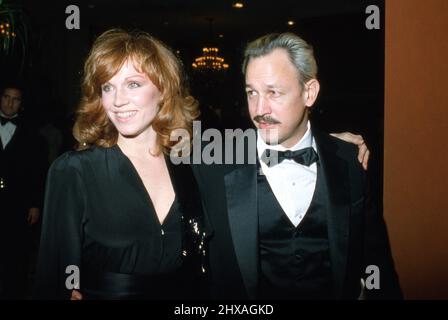 Frederic Forrest and Marilu Henner  at the 39th Annual Golden Globe Awards on January 30, 1982 at Beverly Hilton Hotel in Beverly Hills, California Credit: Ralph Dominguez/MediaPunch Stock Photo