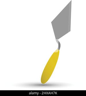 Trowel vector on white background Stock Vector