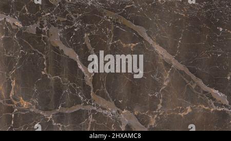Brown marble with natural pattern texture background. Stock Photo