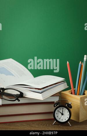 Concept of preapring to exams and tests Stock Photo