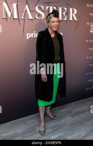 New York, USA. 10th Mar, 2022. Amber Gray attends the premiere of 'Master' by Amazon prime video at Metrograph (Photo by Lev Radin/Pacific Press) Credit: Pacific Press Media Production Corp./Alamy Live News Stock Photo