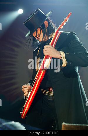 White Stripes rock band Stock Photo