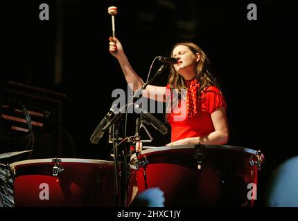 White Stripes rock band Stock Photo