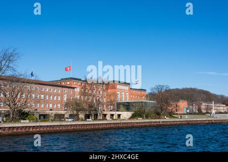 Kiel, 11. März 2022, Bundeswirtschaftsminister Dr. Robert Habeck zu Gesprächen bei Finanzministerin Monika Heinold in Kiel, Schleswig-Holstein Stock Photo