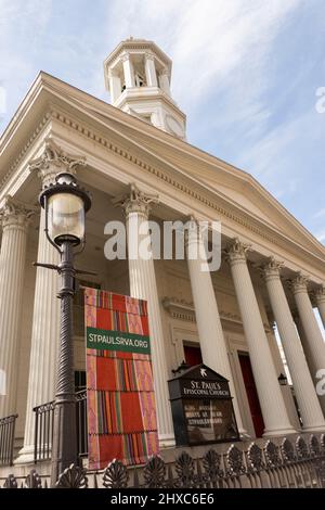 St Paul's episcopal church in Richmond Virginia Stock Photo